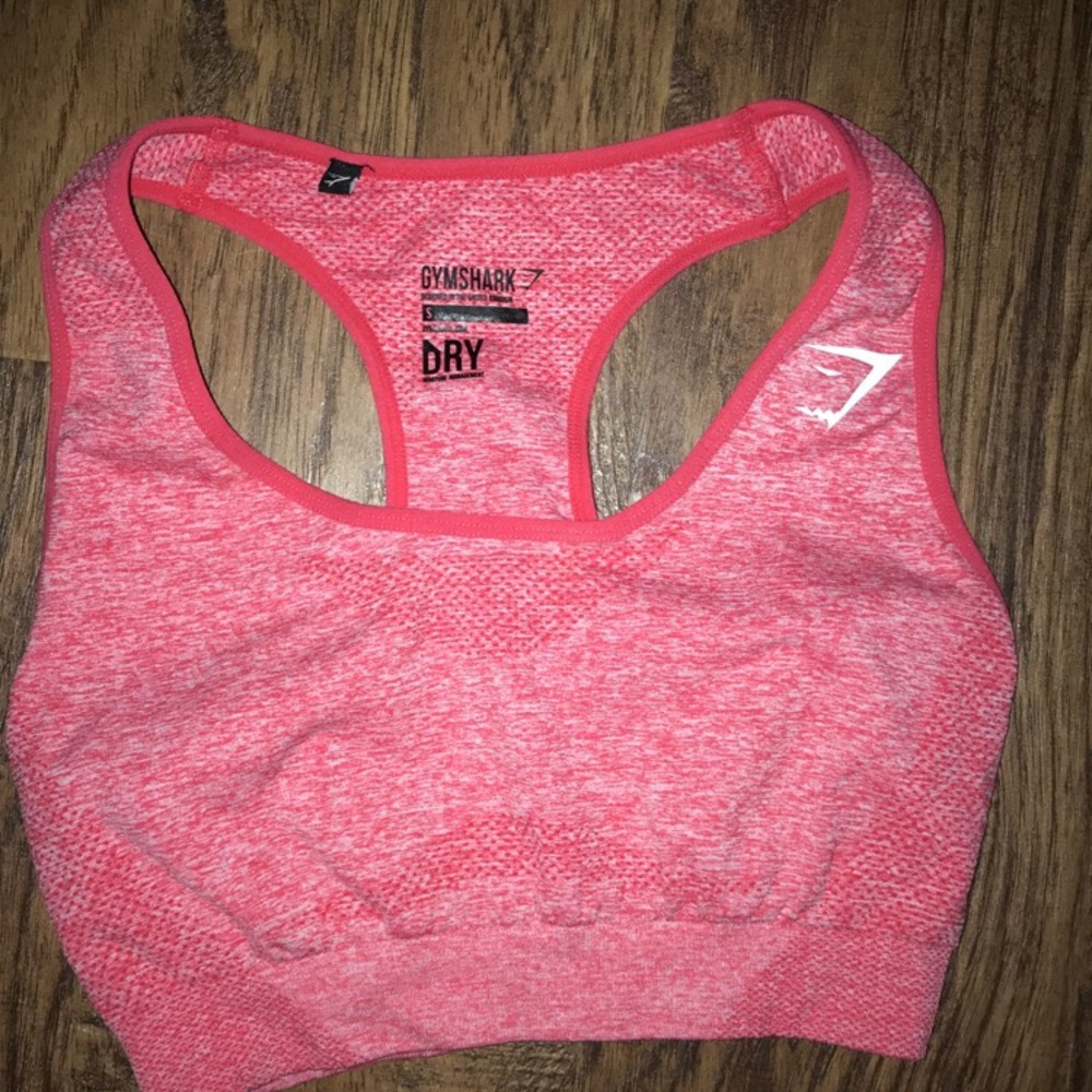 Gymshark sports bra red